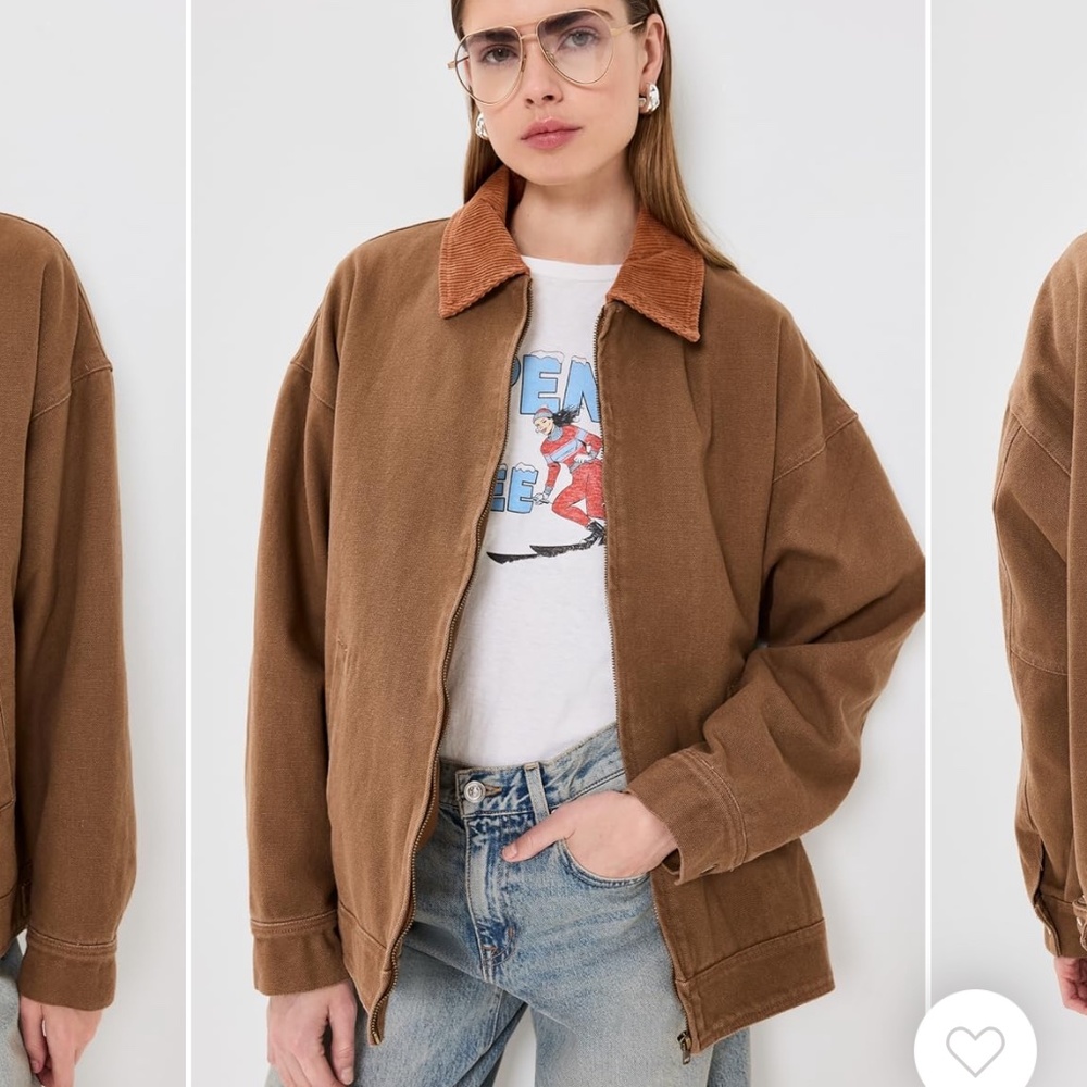 Lioness Brown Jacket with Tan Collar